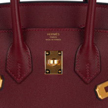 Load image into Gallery viewer, Birkin 25 Bag Sellier Rouge H Gold Hardware Veau Madame Leather