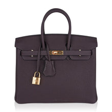 Load image into Gallery viewer, Birkin 25 Bag Chocolat Gold Hardware Togo Leather