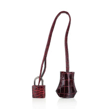 Load image into Gallery viewer, Birkin 35 Bag Bordeaux Porosus Crocodile with Palladium Hardware