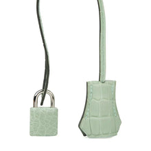 Load image into Gallery viewer, Birkin 30 Bag Vert D’eau Matte Alligator Palladium Hardware