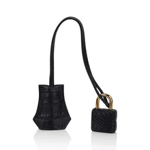 Load image into Gallery viewer, Birkin 25 Bag Black Matte Alligator with Gold Hardware