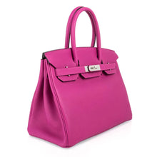 Load image into Gallery viewer, Birkin 30 Bag Rose Pourpre Pink Togo Palladium