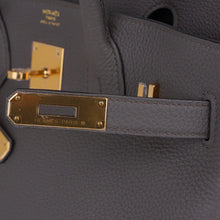 Load image into Gallery viewer, Birkin 30 Bag Etain Gray Coveted Gold Hardware Togo
