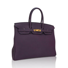Load image into Gallery viewer, Birkin 35 Bag Raisin Togo Leather with Gold Hardware