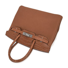 Load image into Gallery viewer, Birkin Touch 30 Bag Gold Matte Alligator / Togo Limited Edition