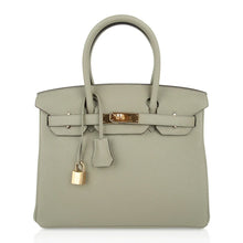 Load image into Gallery viewer, Birkin 30 Bag Sage (Sauge) Clemence Leather Gold Hardware