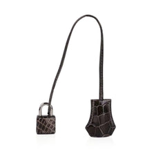 Load image into Gallery viewer, Special Order HSS Birkin 35 Bag Gris Fonce Porosus Crocodile with Palladium Hardware