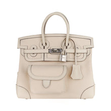 Load image into Gallery viewer, Birkin 25 Cargo Nata Toile Goeland Bag Swift Leather Trim Limited Edition