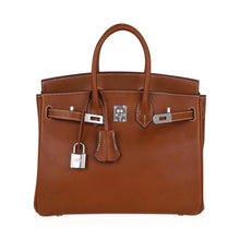 Load image into Gallery viewer, Limited Edition Birkin 25 Fauve Barenia Leather Bag Palladium Hardware