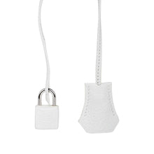 Load image into Gallery viewer, Birkin 35 Bag White Clemence Leather with Palladium Hardware