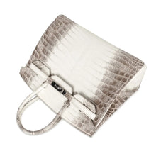 Load image into Gallery viewer, Birkin 35 Himalaya Blanc Crocodile Palladium Hardware
