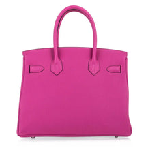 Load image into Gallery viewer, Birkin 30 Bag Rose Pourpre Pink Togo Palladium