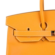 Load image into Gallery viewer, Birkin 35 Bag Yellow Jaune D’Or Candy Limited Edition Epsom Permabrass