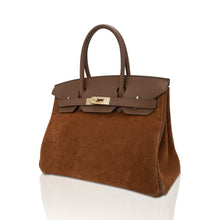 Load image into Gallery viewer, Limited Edition Birkin 30 Grizzly Bag Alezan Permabrass Hardware