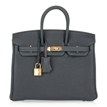 Load image into Gallery viewer, Birkin 25 Bag Vert Rousseau Togo Gold Hardware