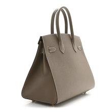 Load image into Gallery viewer, Birkin Sellier 30 Etoupe Epsom Quilted Epsom Leather
