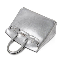 Load image into Gallery viewer, Birkin 25 Bag Metallic Silver Chevre with Brushed Palladium Hardware