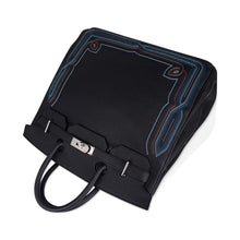 Load image into Gallery viewer, Limited Edition HAC Western Birkin 40 Bag Runway Embroidered Black Togo Leather with Palladium Hardware