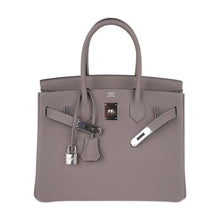 Load image into Gallery viewer, Birkin 30 Bag Gris Asphalte Togo Leather with Palladium Hardware
