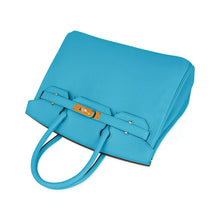 Load image into Gallery viewer, Birkin 30 Bleu Aztec Bag Chevre Leather with Gold Hardware