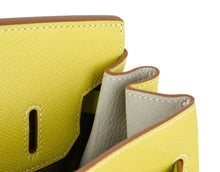 Load image into Gallery viewer, Birkin 30 Bag Rare Lime Candy Limited Edition Gris Perle Interior Palladium