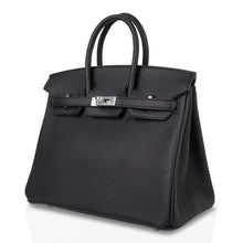 Load image into Gallery viewer, Birkin 25 Bag Black Palladium Hardware Togo Leather