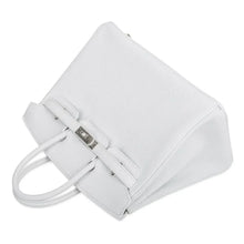 Load image into Gallery viewer, Birkin 25 Bag HSS White Clemence Trench Interior Brushed Palladium Hardware