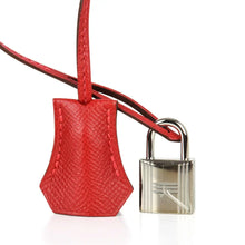 Load image into Gallery viewer, Birkin 35 Bag Rouge Casaque Lipstick Red Epsom Palladium new