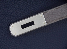 Load image into Gallery viewer, Special Order HSS Birkin 30 Bag Blue Nuit &amp; Etain Togo Leather with Brushed Palladium Hardware