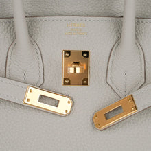 Load image into Gallery viewer, Birkin 25 Bag Gris Perle Togo Gold Hardware