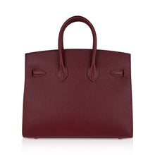 Load image into Gallery viewer, Birkin 25 Bag Sellier Rouge H Gold Hardware Veau Madame Leather