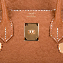 Load image into Gallery viewer, Birkin 30 Sellier Bag Gold Veau Graine Monsieur Laiton Limited Edition