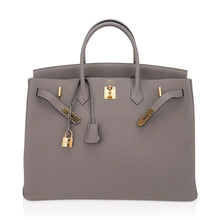 Load image into Gallery viewer, Birkin 40 Gris Asphalte Bag Gold Hardware Togo Leather