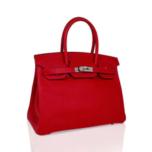 Load image into Gallery viewer, Birkin 30 Bag Rouge Casaque Epsom Leather with Palladium Hardware