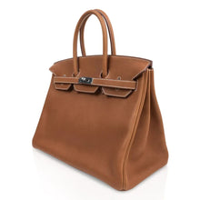 Load image into Gallery viewer, Limited Edition Birkin 35 Bag Fauve Barenia Faubourg Leather with Palladium Hardware