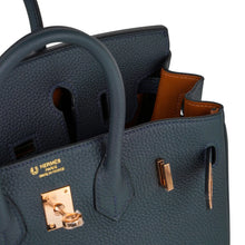 Load image into Gallery viewer, Special Order HSS Birkin 25 Bag Vert Cypress Togo Leather with Rose Gold Hardware