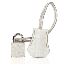 Load image into Gallery viewer, Birkin 35 Himalaya Blanc Crocodile Palladium Hardware