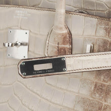 Load image into Gallery viewer, Birkin 30 Bag Gris Cendre Himalaya Crocodile Palladium Hardware