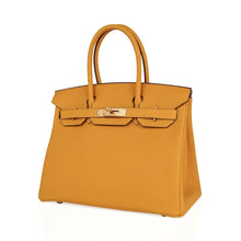 Load image into Gallery viewer, Birkin 30 Bag Jaune Ambre Gold Hardware Togo Leather