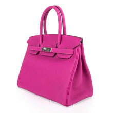 Load image into Gallery viewer, Birkin 30 Bag Rose Pourpre Pink Togo Palladium