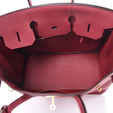 Load image into Gallery viewer, Birkin 25cm Rouge H Bordeaux Red Gold Hardware Bag Y Stamp