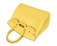 Load image into Gallery viewer, Birkin 35 Bag Matte Alligator Mimosa Gold Hardware Crazy Fabulous