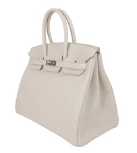 Load image into Gallery viewer, Birkin 35 Bag Beton Clemence Palladium Hardware