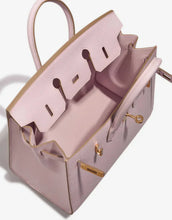 Load image into Gallery viewer, Birkin HSS 25 Epsom Mauve Pâle / Rose Sakura Golden Lock
