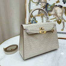 Load image into Gallery viewer, Ostrich White Gold Harrdware