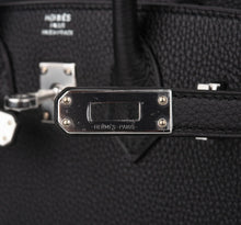 Load image into Gallery viewer, Birkin 25 Bag Black Palladium Hardware Togo Leather