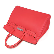 Load image into Gallery viewer, Birkin 35 Bag Rose Jaipur Clemence Leather with Palladium Hardware
