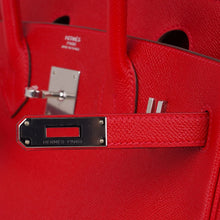 Load image into Gallery viewer, Birkin 30 Bag Rouge Casaque Epsom Leather with Palladium Hardware