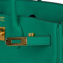 Load image into Gallery viewer, Birkin 25 Bag Vert Vertigo Swift Gold Hardware