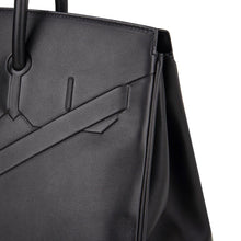 Load image into Gallery viewer, Shadow Birkin 35 Bag Limited Edition Black Swift Leather New